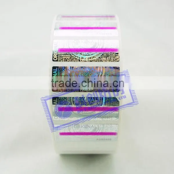 2016 Custom 3d Hologram With Original Laser Holographic Sticker