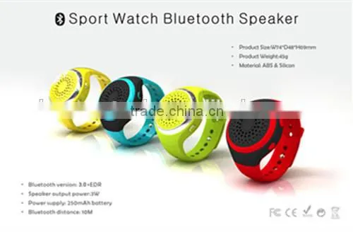 S60 Bluetooth Watch Speaker Watch Portable Mini Watch With Hands-free EDR Sport Speaker FM Audio Radio Speakers photo-2