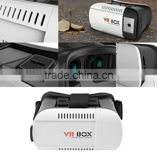 Original VR Box Virtual Reality 3D Glasses Headset Head Mount Google Cardboard Helmet VR BOX for 4.0'-6.0' Phone photo-4