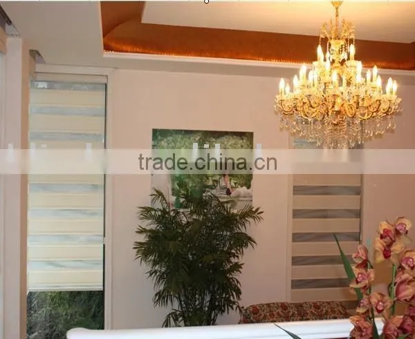 Elegant Double Layers Home Decorating Sheer Blinds