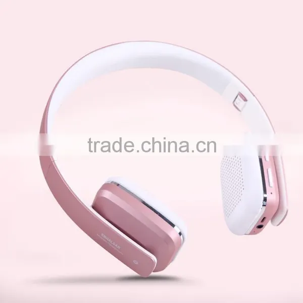 SNHALSAR S580 Headphone, New Bluetooth Headsets, Pink Lovely Headphones photo-2