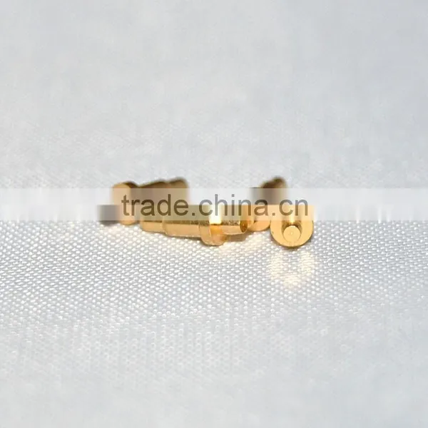 JHX High Precision Gold Plated Brass Connector Pogo Pin photo-4