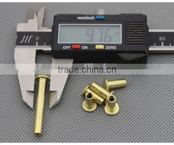 Brass Plated Hollow Set Rivets photo-4