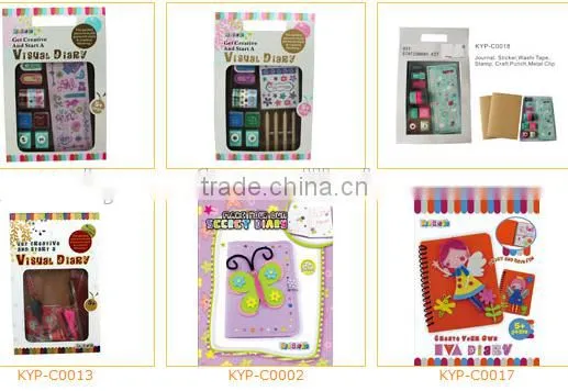 diy secret diary notebook exercise book journal set