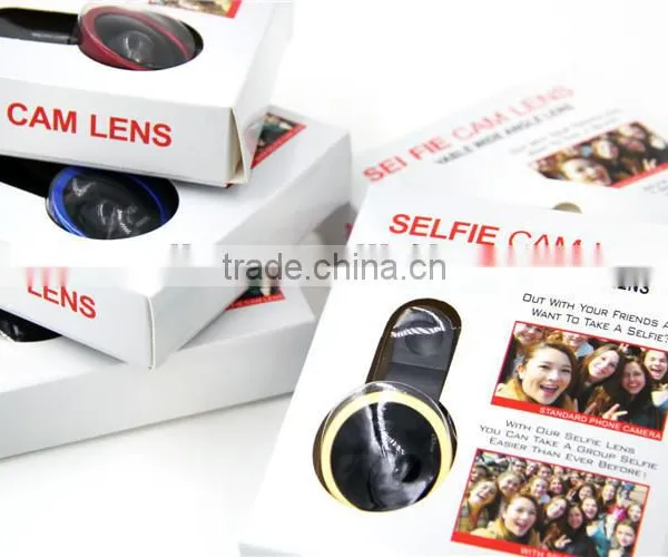Universal Cllip Selfie Cam Lens 0.4Xsupper Wide Angle Phone Lens for All Smartphone