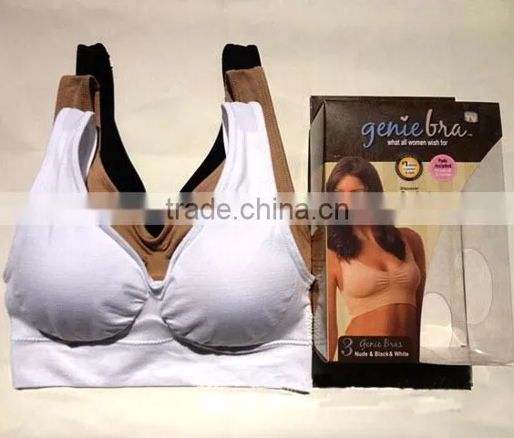 2015 Seamless Mutiple Colors Comfortable Yoga /sports Bra With Padding 1 Set (3pcs) photo-6