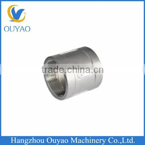 1 1/2 SS 304 SS 316 Stainless Steel Pipe Fittings Socket Banded NPT Female