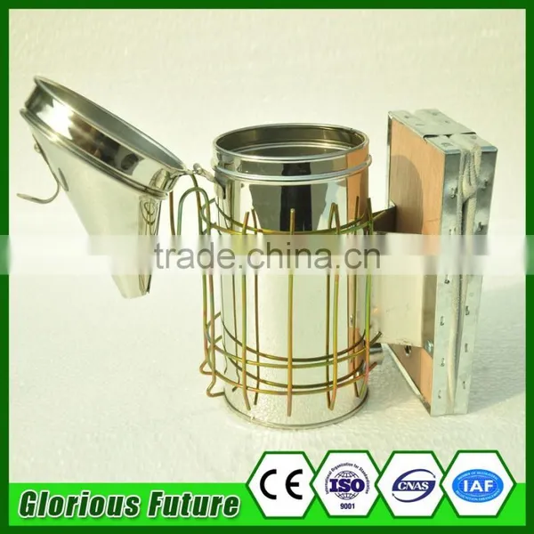 Beekeeping Stainless Steel Bee Hive Smoker Driving Mini Bees Smoker With Round Lid photo-6