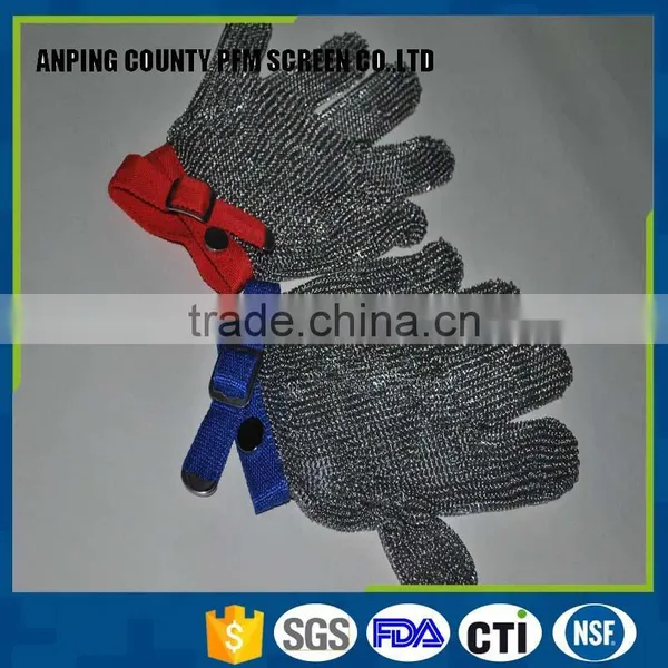 Factory Price Stainless Steel Cut Resistant Safety Glove photo-4