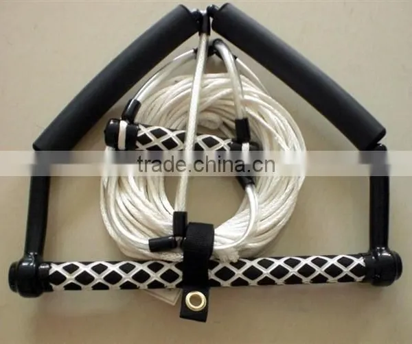 1/2'' Green Color PE Material Braided Water Ski Rope With Printed Handle photo-2