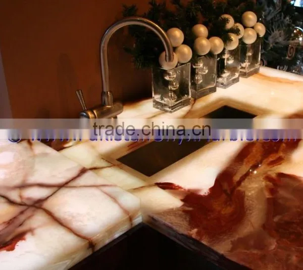GOOD QUALITY ONYX BATHROOM COUNTERTOPS photo-3