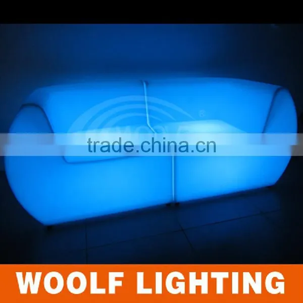 Cheap Price LED Illuminated Wholesale Plastic Sofa Chairs photo-4