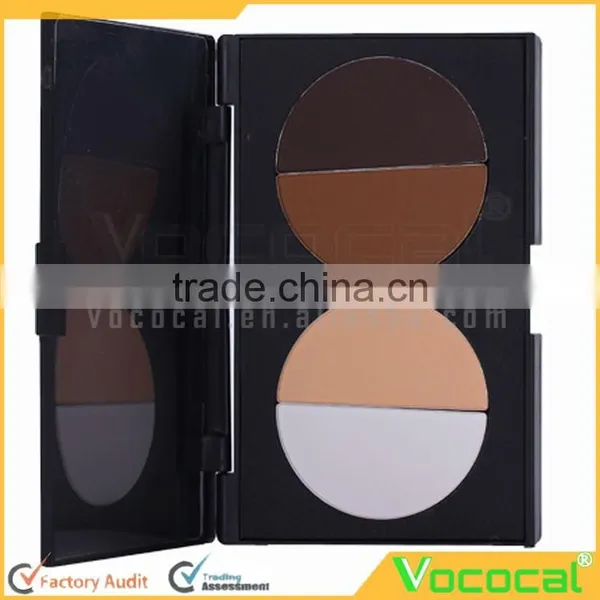 Palette 4 Colors Makeup Highlight Contour Concealer Face Powder photo-2