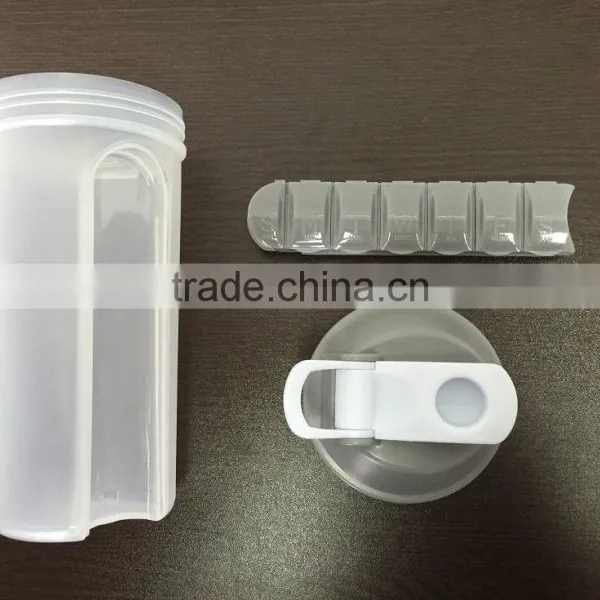 Creative Water Bottle With Pill Organizer photo-5