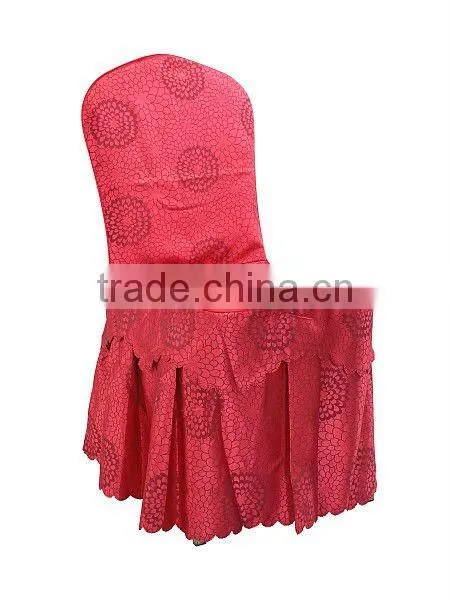 Wholesale Red Wedding Banquet Chair Cover photo-4
