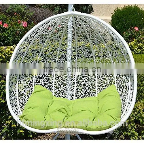2 Person Seater Egg Shape Wicker Rattan Hammock photo-4