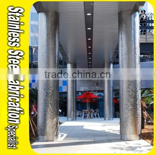 Building Structural 304 Stainless Steel Exterior Decorative Column photo-2