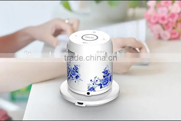 New Design Ceramics Wireless Charger Bluetooth/NFC Speaker Wireless Card Reader Bluetooth Ceramics Speaker photo-2