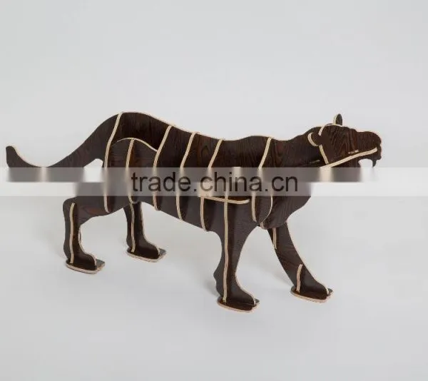 Wood Carving Living Tiger Shape Arts Design, Yiwu Factory Direct Wholesale Price With Good Quality photo-6
