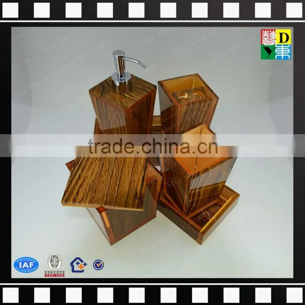 Factory Wholesale Acrylic Bathroom Accessories High Quality PMMA Bath Set From China Manufacturer photo-6