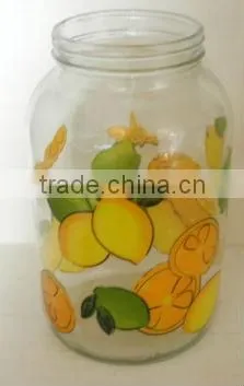 3L Logo Printed Glass Preserving Dispenser Jar With Plastic Lid Tap photo-3