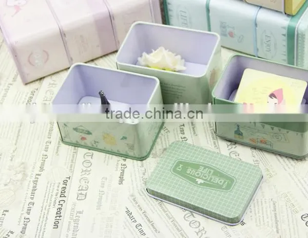 Wholesale Air Tight Square Tea Tin Can Custom Airtight Metal Tin Tea Canister photo-3