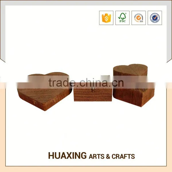 Fancy Different Shape Wooden Box for Trinket photo-3