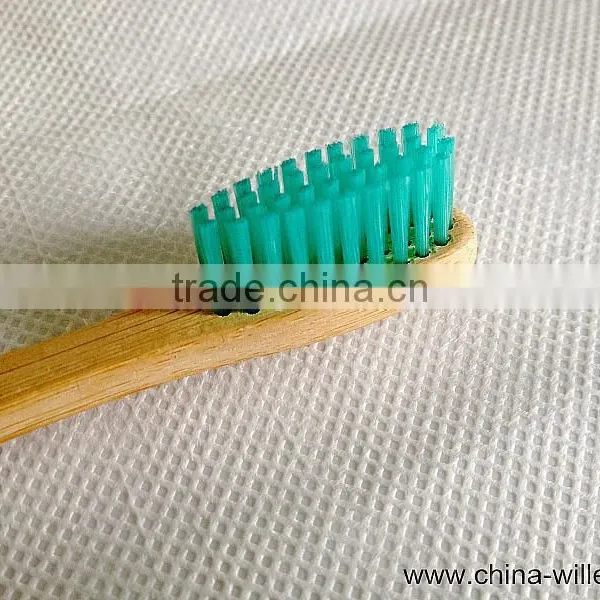 Soft Nylon Bristle Toothbrush With Bamboo Handle photo-3