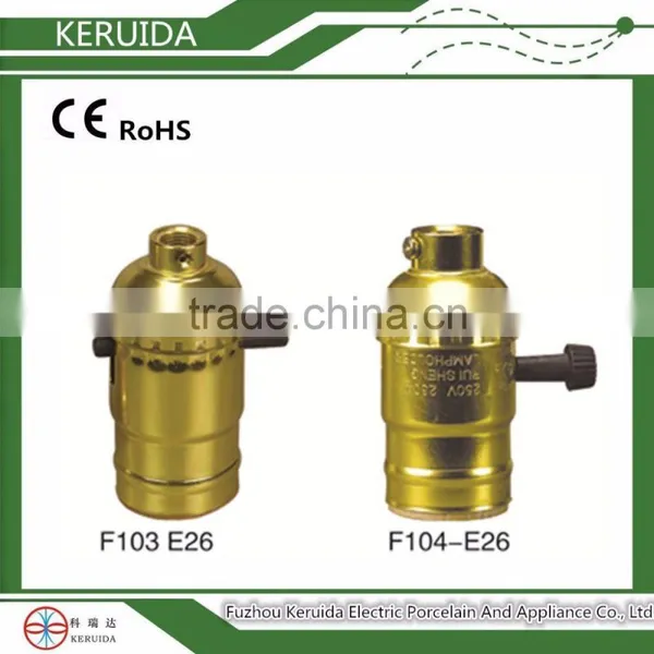 E26 Brass Lamp Holder/copper Lamp Base photo-3