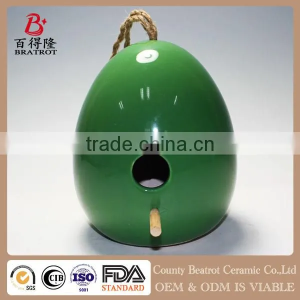 High Quality Ceramic Bird Feeder for Hanging Decor photo-6