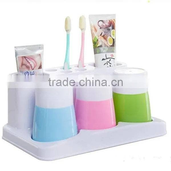 Plastic Tooth Brushes Organizer , Bathroom Storage Rack , Toothbrush Toothpaste Stand Holder , photo-6