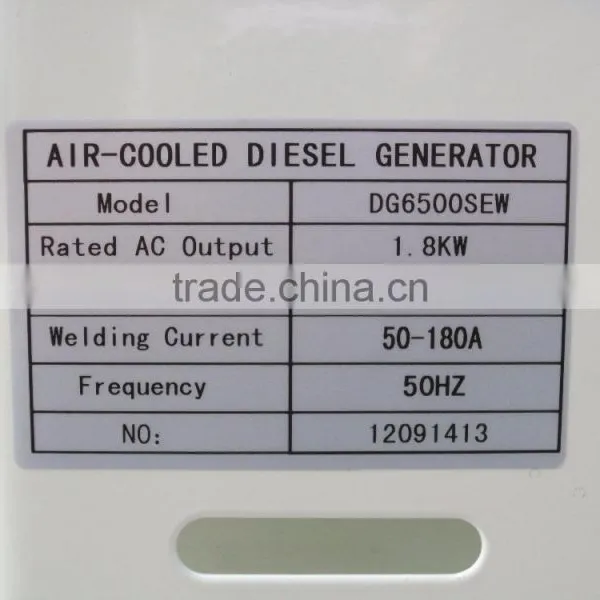 100% Copper Wire 5KW Electric Start Single/three Phase Sound Proof Welding Generator Diesel Price photo-4