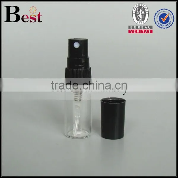 3ml 5ml 8ml Cosmetic Perfume Spray Bottle Empty Clear Perfume Spray Bottle Black Plastic Cap Pocket Sized Perfume Spray Bottle photo-2