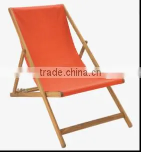 Folding Leisure Chaise Lounge Wooden Beach Chair photo-2