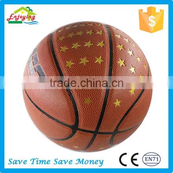 Professional Standard 8 Panel Brown Match pu Basketball for Men photo-6