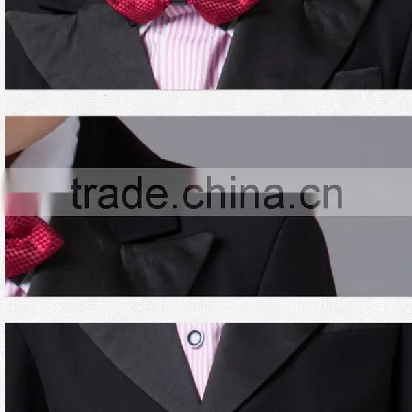 BOY'S TR STAIN LAPEL SUITS- JACKET&PANTS&VEST photo-5