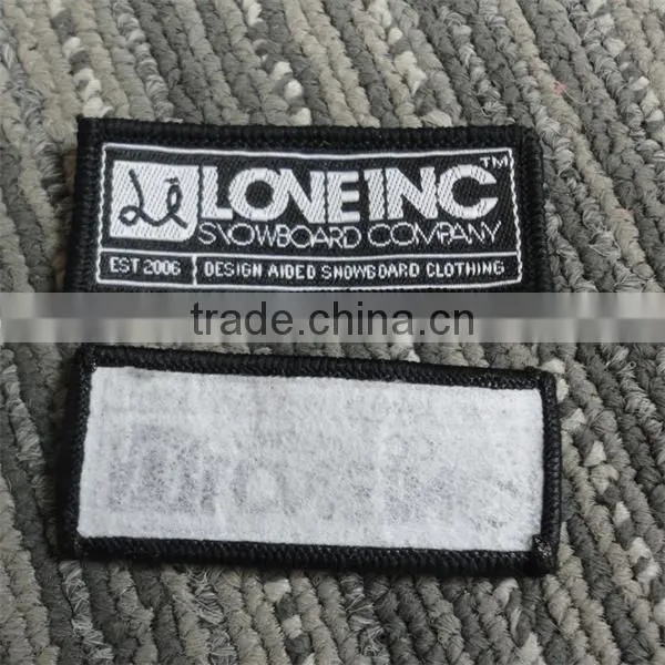 China Direct Factory Wholesale Fashion Woven Patch, Woven Badge photo-6