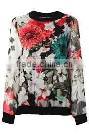 Sublimated Womans Cardigan Sweater; Ladies Fancy Winter Jerseys/ Ladies Coats Sweaters photo-4