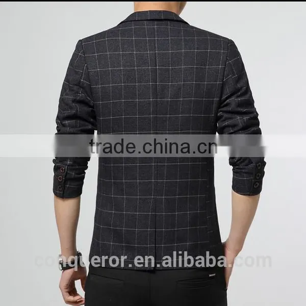 Grid Window Pane Man Suit.BSPL0630 photo-2
