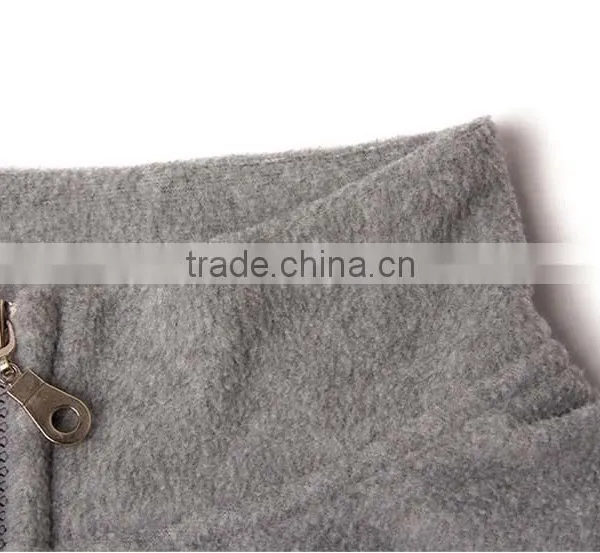Factory OEM Men Women Fashion 100% Polyester Polar Fleece Jacket Warm Anti-pilling Soft Shell Sport Wear photo-2