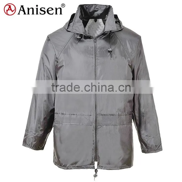 Wholesale Fluorescence Colour Men Rain Running Jacket Waterproof photo-5