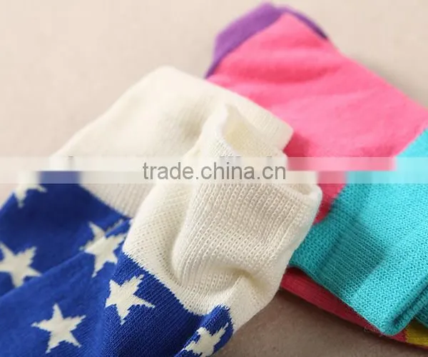 Fashion Style Printed Cotton Woman Socks Wholesale photo-2