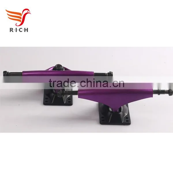 Pro Colorful Skateboard Trucks KIT Set 52mm Wheel Bearings Hardware 5.0 Blank photo-2
