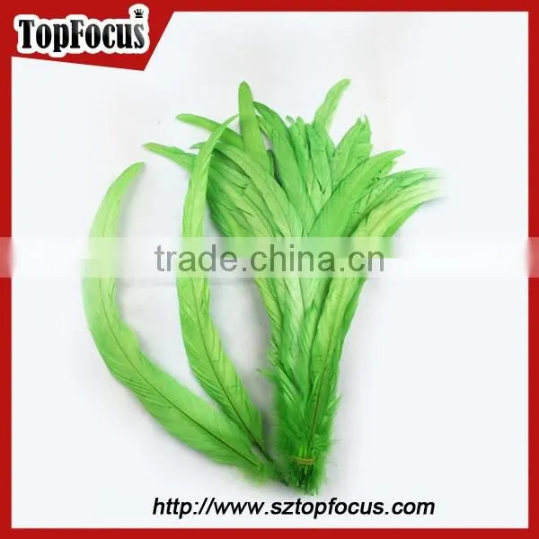 Dyed Color Big Long Natural Grizzly Rooster Feathers for Sale photo-2