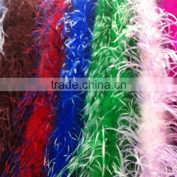 Holesale Fashion Ostrich Feather Boas, Feather Trim For Party Decoration photo-2