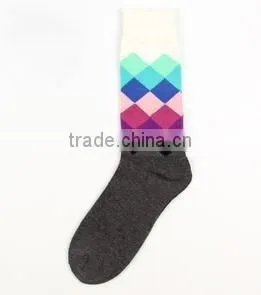 Men's British Cotton in Tube Knitted Happy Socks Wholesale photo-6