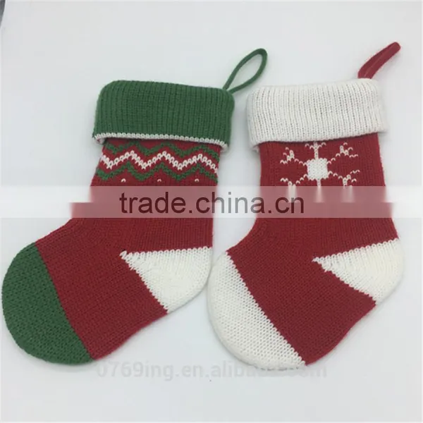 2016Hot Sale Christmas Knitting Sock For Decoration High Quality Christmas Knitting Sock photo-3