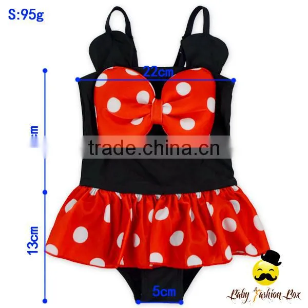 Children Cute Cartoon Character Ruffle Kids Little Girl Swimwear Full Cap Hat photo-6