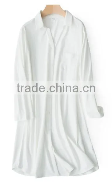 Factory Direct Supply Custom Cheap Comfortable Ladies Hot Knit Night Skirt and Sleep Dress photo-2