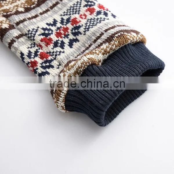 S32448W Knitting Pattern Sweater Top Teenager Kids Pullover O-neck Vintage Style Sweaters photo-6